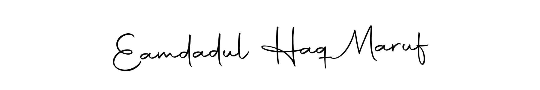 Check out images of Autograph of Eamdadul Haq Maruf name. Actor Eamdadul Haq Maruf Signature Style. Autography-DOLnW is a professional sign style online. Eamdadul Haq Maruf signature style 10 images and pictures png