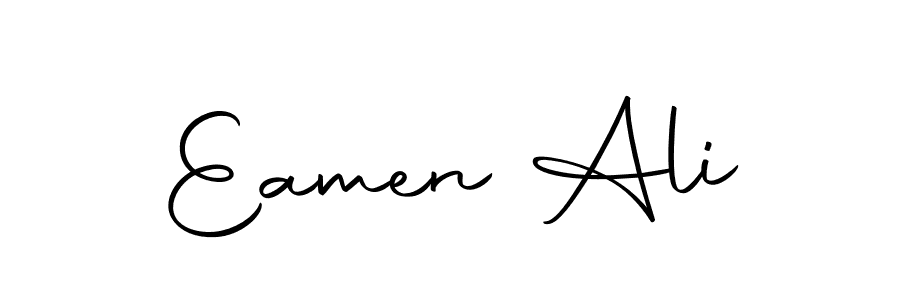 The best way (Autography-DOLnW) to make a short signature is to pick only two or three words in your name. The name Eamen Ali include a total of six letters. For converting this name. Eamen Ali signature style 10 images and pictures png