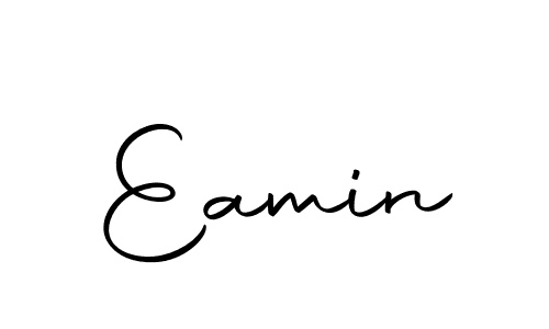 Eamin stylish signature style. Best Handwritten Sign (Autography-DOLnW) for my name. Handwritten Signature Collection Ideas for my name Eamin. Eamin signature style 10 images and pictures png