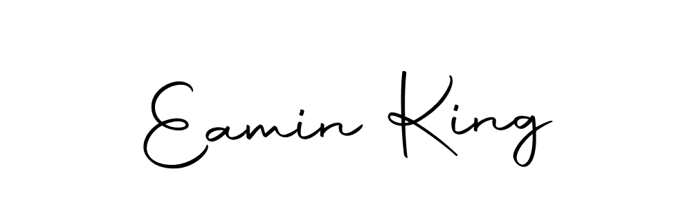 Similarly Autography-DOLnW is the best handwritten signature design. Signature creator online .You can use it as an online autograph creator for name Eamin King. Eamin King signature style 10 images and pictures png