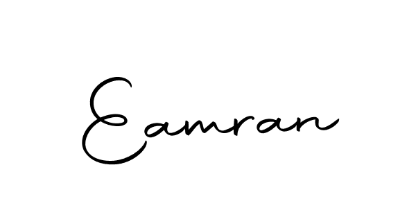 Use a signature maker to create a handwritten signature online. With this signature software, you can design (Autography-DOLnW) your own signature for name Eamran. Eamran signature style 10 images and pictures png