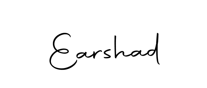 Design your own signature with our free online signature maker. With this signature software, you can create a handwritten (Autography-DOLnW) signature for name Earshad. Earshad signature style 10 images and pictures png