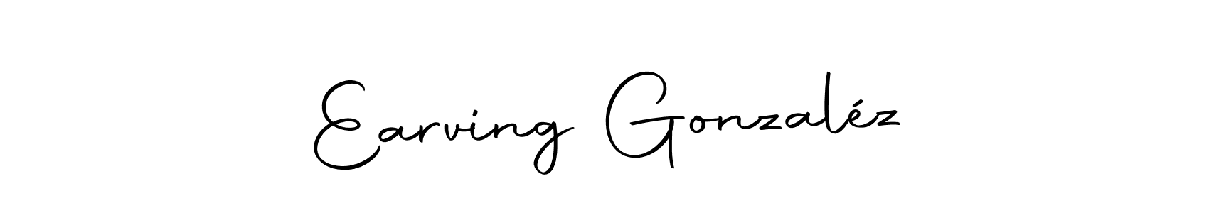 This is the best signature style for the Earving Gonzaléz name. Also you like these signature font (Autography-DOLnW). Mix name signature. Earving Gonzaléz signature style 10 images and pictures png