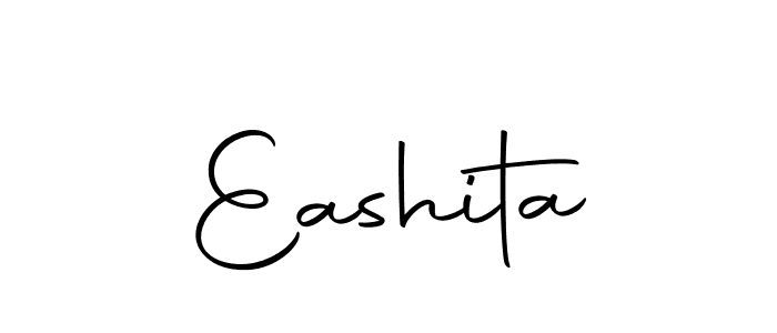 Design your own signature with our free online signature maker. With this signature software, you can create a handwritten (Autography-DOLnW) signature for name Eashita. Eashita signature style 10 images and pictures png