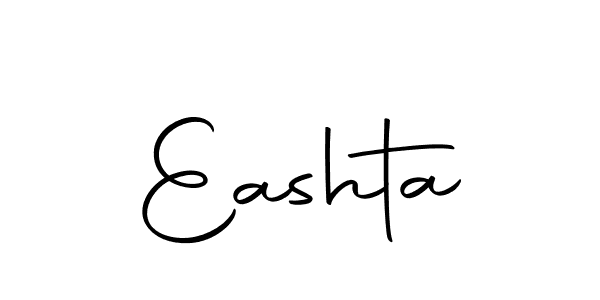 You should practise on your own different ways (Autography-DOLnW) to write your name (Eashta) in signature. don't let someone else do it for you. Eashta signature style 10 images and pictures png