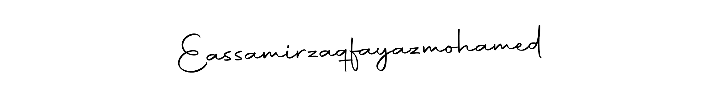 It looks lik you need a new signature style for name Eassamirzaqfayazmohamed. Design unique handwritten (Autography-DOLnW) signature with our free signature maker in just a few clicks. Eassamirzaqfayazmohamed signature style 10 images and pictures png