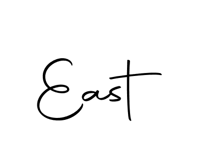 How to make East signature? Autography-DOLnW is a professional autograph style. Create handwritten signature for East name. East signature style 10 images and pictures png