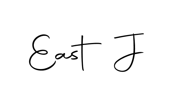 Use a signature maker to create a handwritten signature online. With this signature software, you can design (Autography-DOLnW) your own signature for name East J. East J signature style 10 images and pictures png