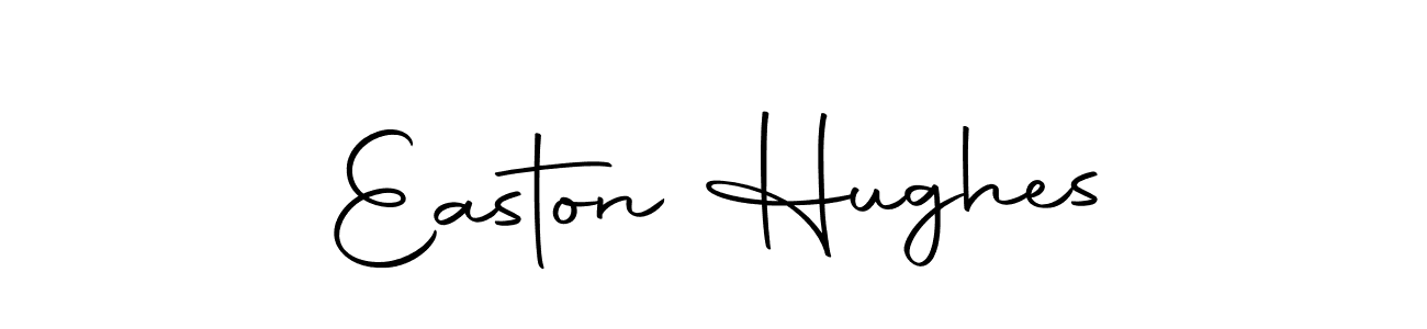Create a beautiful signature design for name Easton Hughes. With this signature (Autography-DOLnW) fonts, you can make a handwritten signature for free. Easton Hughes signature style 10 images and pictures png