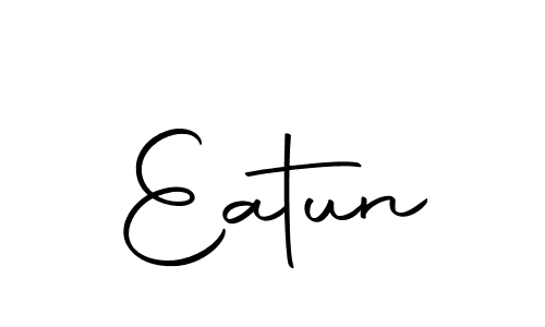 Similarly Autography-DOLnW is the best handwritten signature design. Signature creator online .You can use it as an online autograph creator for name Eatun. Eatun signature style 10 images and pictures png
