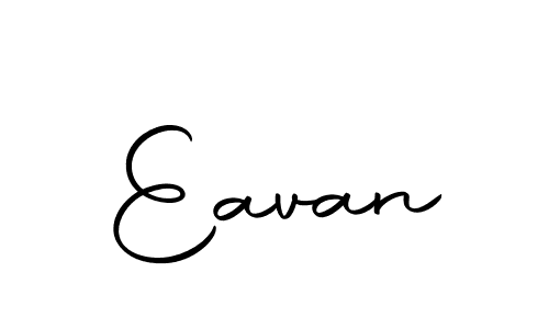 You should practise on your own different ways (Autography-DOLnW) to write your name (Eavan) in signature. don't let someone else do it for you. Eavan signature style 10 images and pictures png
