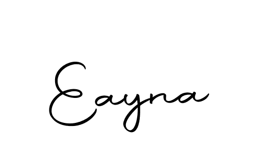 How to make Eayna name signature. Use Autography-DOLnW style for creating short signs online. This is the latest handwritten sign. Eayna signature style 10 images and pictures png