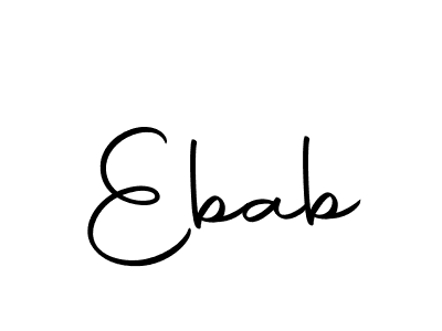 How to make Ebab name signature. Use Autography-DOLnW style for creating short signs online. This is the latest handwritten sign. Ebab signature style 10 images and pictures png