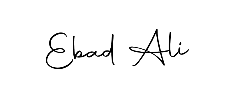 Make a short Ebad Ali signature style. Manage your documents anywhere anytime using Autography-DOLnW. Create and add eSignatures, submit forms, share and send files easily. Ebad Ali signature style 10 images and pictures png