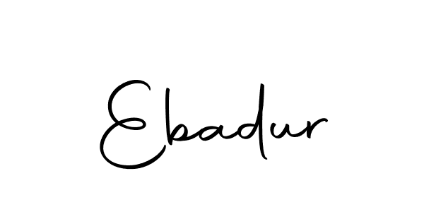 Also we have Ebadur name is the best signature style. Create professional handwritten signature collection using Autography-DOLnW autograph style. Ebadur signature style 10 images and pictures png