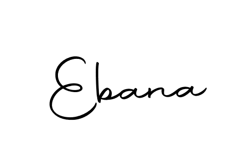 How to make Ebana signature? Autography-DOLnW is a professional autograph style. Create handwritten signature for Ebana name. Ebana signature style 10 images and pictures png
