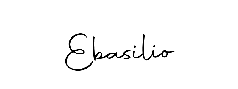 Create a beautiful signature design for name Ebasilio. With this signature (Autography-DOLnW) fonts, you can make a handwritten signature for free. Ebasilio signature style 10 images and pictures png