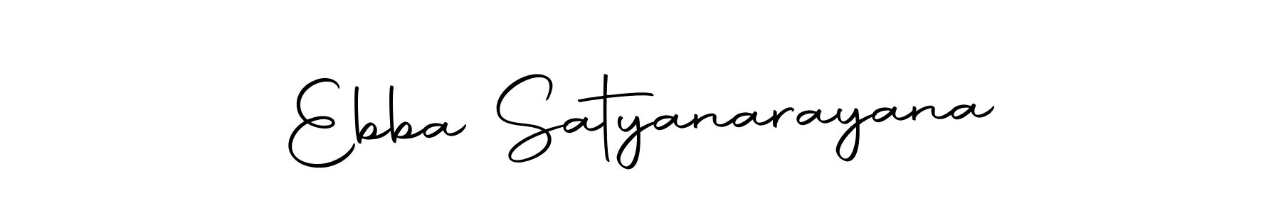 Make a beautiful signature design for name Ebba Satyanarayana. Use this online signature maker to create a handwritten signature for free. Ebba Satyanarayana signature style 10 images and pictures png