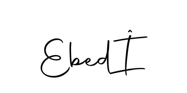 You can use this online signature creator to create a handwritten signature for the name EbedÎ. This is the best online autograph maker. EbedÎ signature style 10 images and pictures png