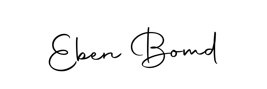 Make a short Eben Bomd signature style. Manage your documents anywhere anytime using Autography-DOLnW. Create and add eSignatures, submit forms, share and send files easily. Eben Bomd signature style 10 images and pictures png