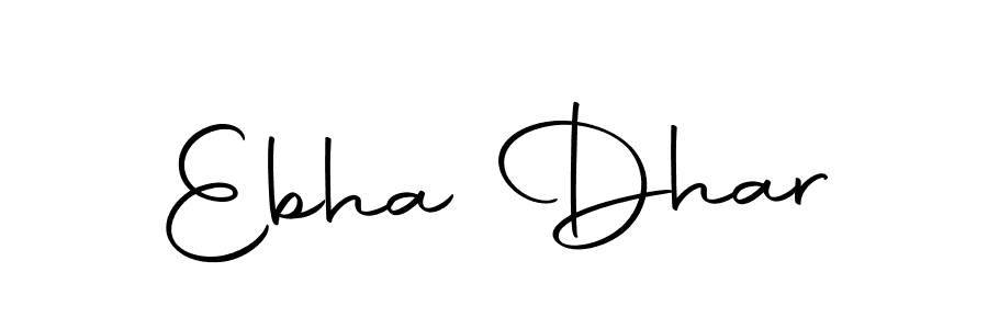 You can use this online signature creator to create a handwritten signature for the name Ebha Dhar. This is the best online autograph maker. Ebha Dhar signature style 10 images and pictures png