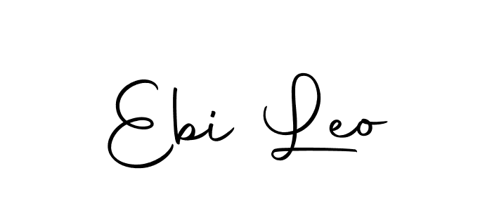 Use a signature maker to create a handwritten signature online. With this signature software, you can design (Autography-DOLnW) your own signature for name Ebi Leo. Ebi Leo signature style 10 images and pictures png