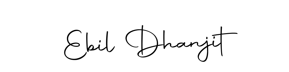 Create a beautiful signature design for name Ebil Dhanjit. With this signature (Autography-DOLnW) fonts, you can make a handwritten signature for free. Ebil Dhanjit signature style 10 images and pictures png
