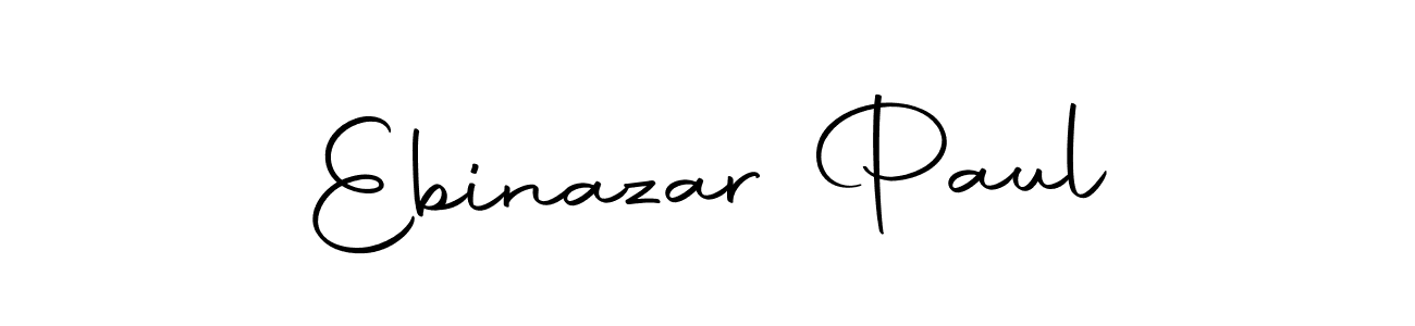 Make a short Ebinazar Paul signature style. Manage your documents anywhere anytime using Autography-DOLnW. Create and add eSignatures, submit forms, share and send files easily. Ebinazar Paul signature style 10 images and pictures png