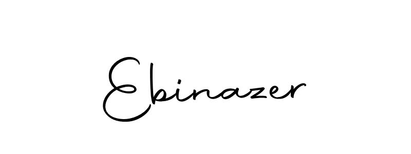 How to make Ebinazer signature? Autography-DOLnW is a professional autograph style. Create handwritten signature for Ebinazer name. Ebinazer signature style 10 images and pictures png