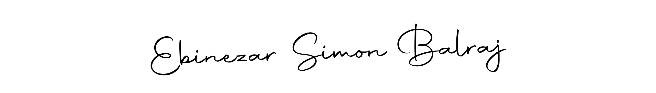 Design your own signature with our free online signature maker. With this signature software, you can create a handwritten (Autography-DOLnW) signature for name Ebinezar Simon Balraj. Ebinezar Simon Balraj signature style 10 images and pictures png