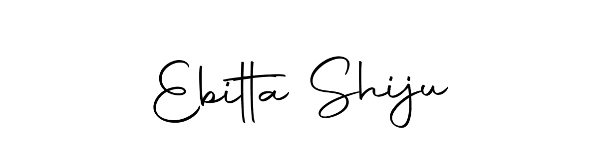 Here are the top 10 professional signature styles for the name Ebitta Shiju. These are the best autograph styles you can use for your name. Ebitta Shiju signature style 10 images and pictures png