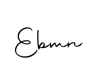 You should practise on your own different ways (Autography-DOLnW) to write your name (Ebmn) in signature. don't let someone else do it for you. Ebmn signature style 10 images and pictures png