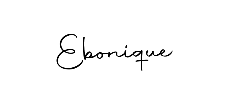 You should practise on your own different ways (Autography-DOLnW) to write your name (Ebonique) in signature. don't let someone else do it for you. Ebonique signature style 10 images and pictures png