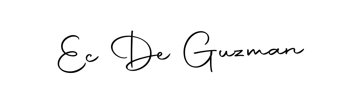 Autography-DOLnW is a professional signature style that is perfect for those who want to add a touch of class to their signature. It is also a great choice for those who want to make their signature more unique. Get Ec De Guzman name to fancy signature for free. Ec De Guzman signature style 10 images and pictures png