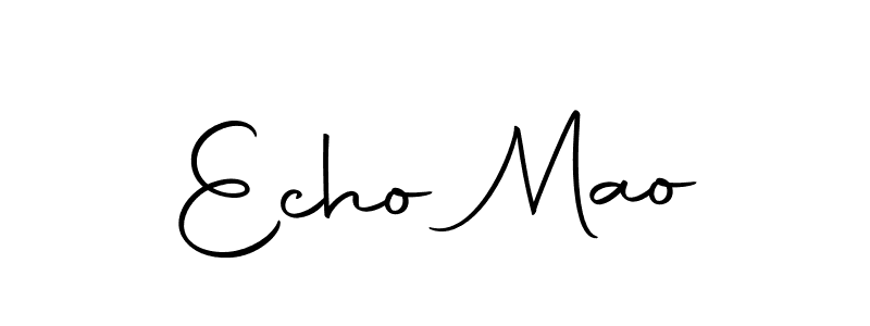 You should practise on your own different ways (Autography-DOLnW) to write your name (Echo Mao) in signature. don't let someone else do it for you. Echo Mao signature style 10 images and pictures png