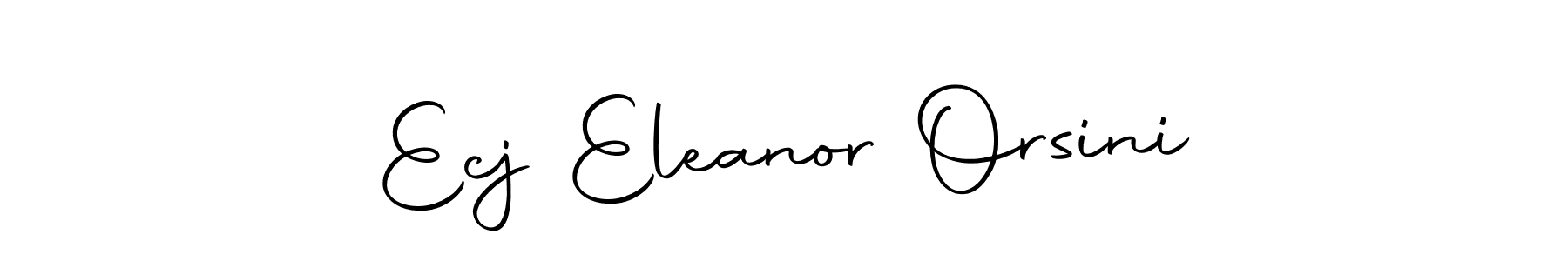 Design your own signature with our free online signature maker. With this signature software, you can create a handwritten (Autography-DOLnW) signature for name Ecj Eleanor Orsini. Ecj Eleanor Orsini signature style 10 images and pictures png