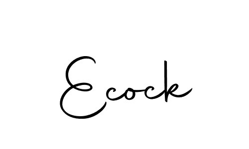 Here are the top 10 professional signature styles for the name Ecock. These are the best autograph styles you can use for your name. Ecock signature style 10 images and pictures png