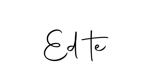 Make a beautiful signature design for name Edīte. Use this online signature maker to create a handwritten signature for free. Edīte signature style 10 images and pictures png