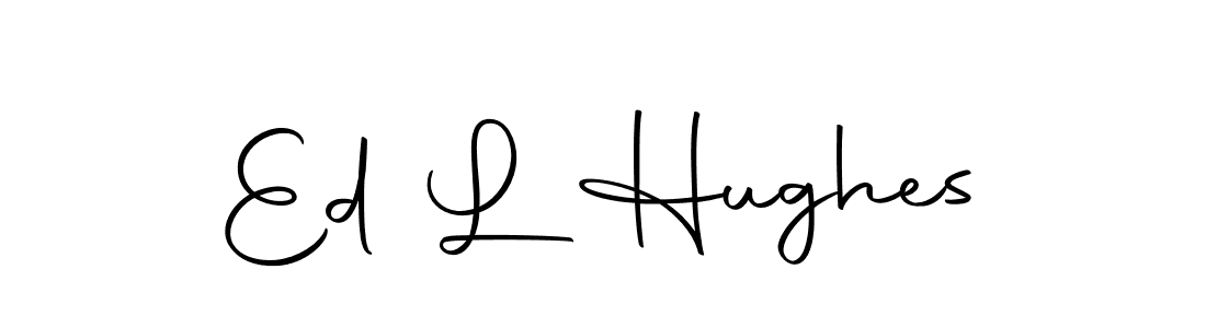 How to make Ed L Hughes name signature. Use Autography-DOLnW style for creating short signs online. This is the latest handwritten sign. Ed L Hughes signature style 10 images and pictures png