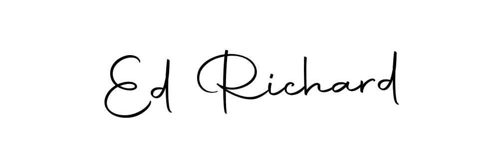 Ed Richard stylish signature style. Best Handwritten Sign (Autography-DOLnW) for my name. Handwritten Signature Collection Ideas for my name Ed Richard. Ed Richard signature style 10 images and pictures png