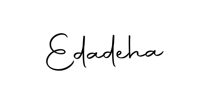How to make Edadeha name signature. Use Autography-DOLnW style for creating short signs online. This is the latest handwritten sign. Edadeha signature style 10 images and pictures png