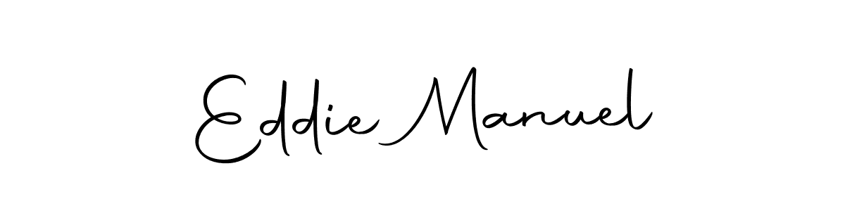 Create a beautiful signature design for name Eddie Manuel. With this signature (Autography-DOLnW) fonts, you can make a handwritten signature for free. Eddie Manuel signature style 10 images and pictures png
