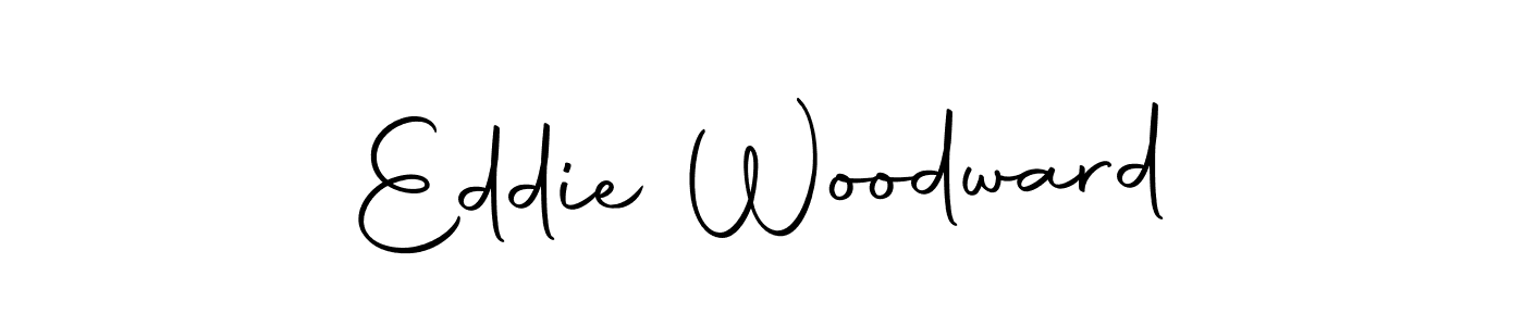 How to make Eddie Woodward name signature. Use Autography-DOLnW style for creating short signs online. This is the latest handwritten sign. Eddie Woodward signature style 10 images and pictures png