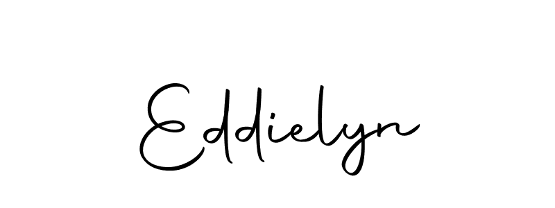 Design your own signature with our free online signature maker. With this signature software, you can create a handwritten (Autography-DOLnW) signature for name Eddielyn. Eddielyn signature style 10 images and pictures png