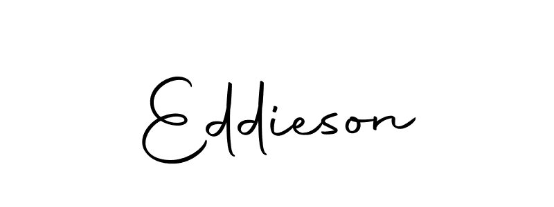 Design your own signature with our free online signature maker. With this signature software, you can create a handwritten (Autography-DOLnW) signature for name Eddieson. Eddieson signature style 10 images and pictures png