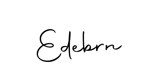 The best way (Autography-DOLnW) to make a short signature is to pick only two or three words in your name. The name Edebrn include a total of six letters. For converting this name. Edebrn signature style 10 images and pictures png