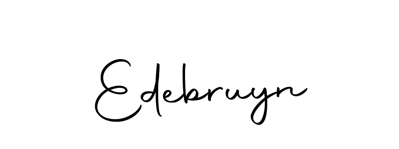 Autography-DOLnW is a professional signature style that is perfect for those who want to add a touch of class to their signature. It is also a great choice for those who want to make their signature more unique. Get Edebruyn name to fancy signature for free. Edebruyn signature style 10 images and pictures png