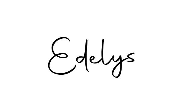 Create a beautiful signature design for name Edelys. With this signature (Autography-DOLnW) fonts, you can make a handwritten signature for free. Edelys signature style 10 images and pictures png