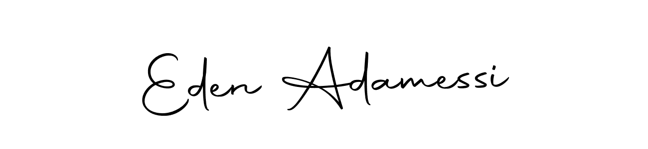Make a beautiful signature design for name Eden Adamessi. With this signature (Autography-DOLnW) style, you can create a handwritten signature for free. Eden Adamessi signature style 10 images and pictures png