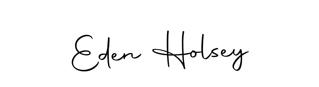 Create a beautiful signature design for name Eden Holsey. With this signature (Autography-DOLnW) fonts, you can make a handwritten signature for free. Eden Holsey signature style 10 images and pictures png